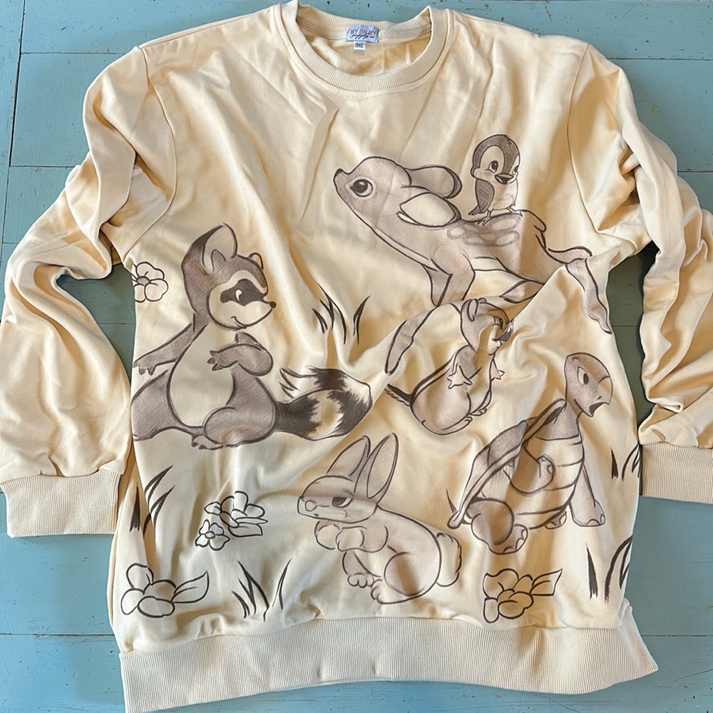 NWOT Disney unisex lightweight sweatshirt size 3x